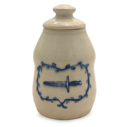 Sara L’Heureux Pottery – Dagger Lidded Jar