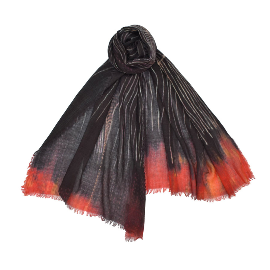 Dupatta Designs Scarf – Sapwood Abstract Striped