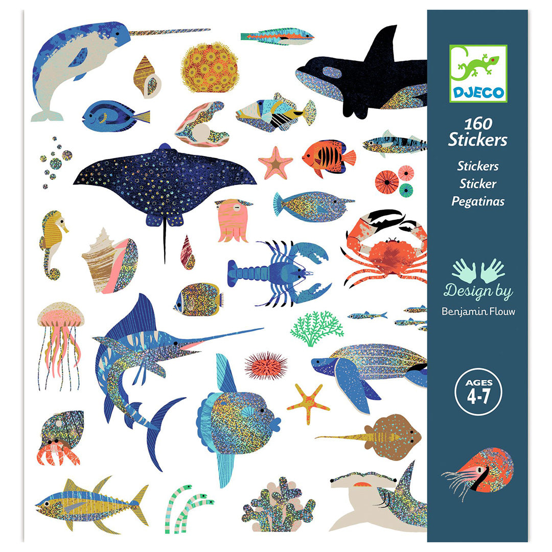 DJECO Sticker Sheets – Ocean