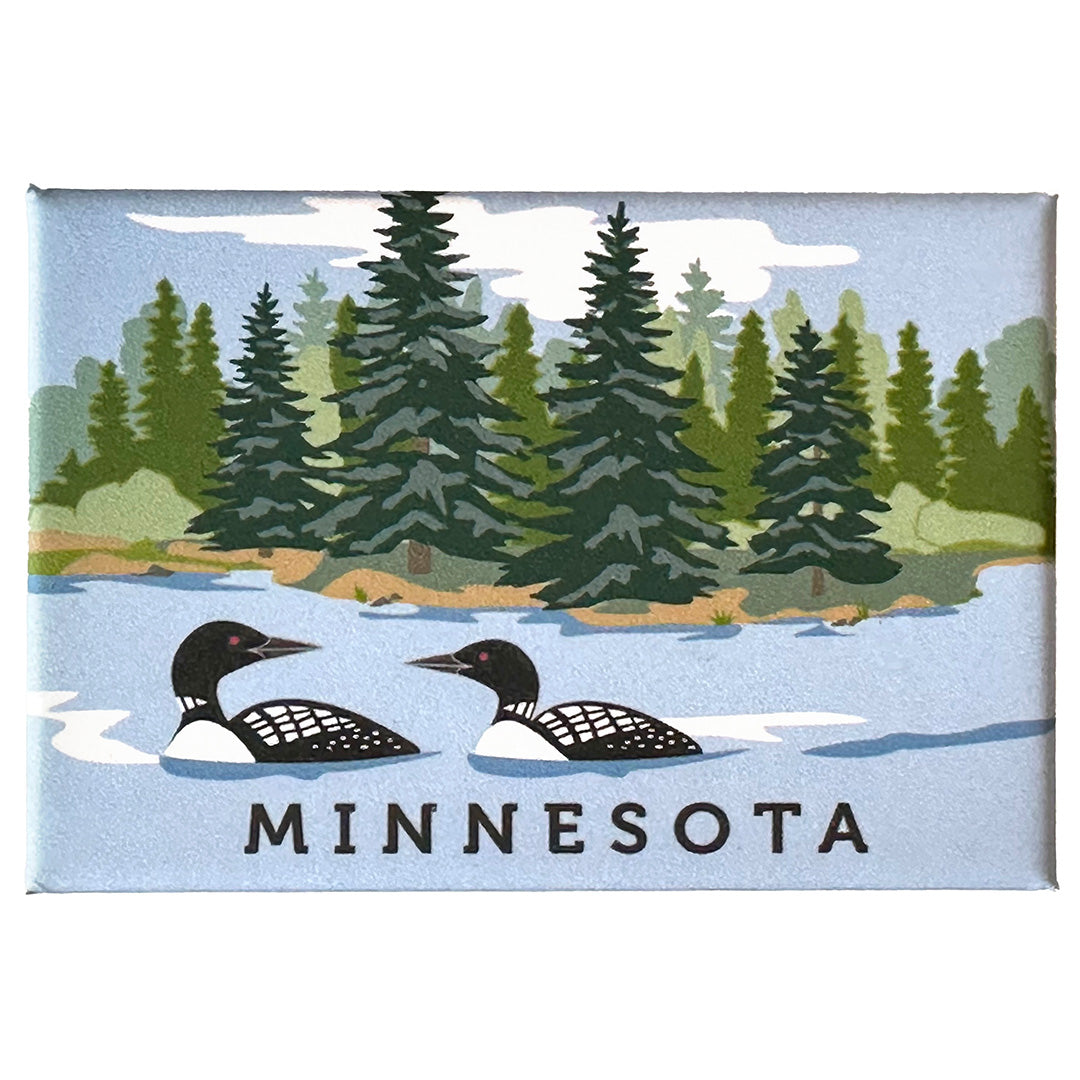 Cindy Lindgren Minnesota Loon Lake Magnet