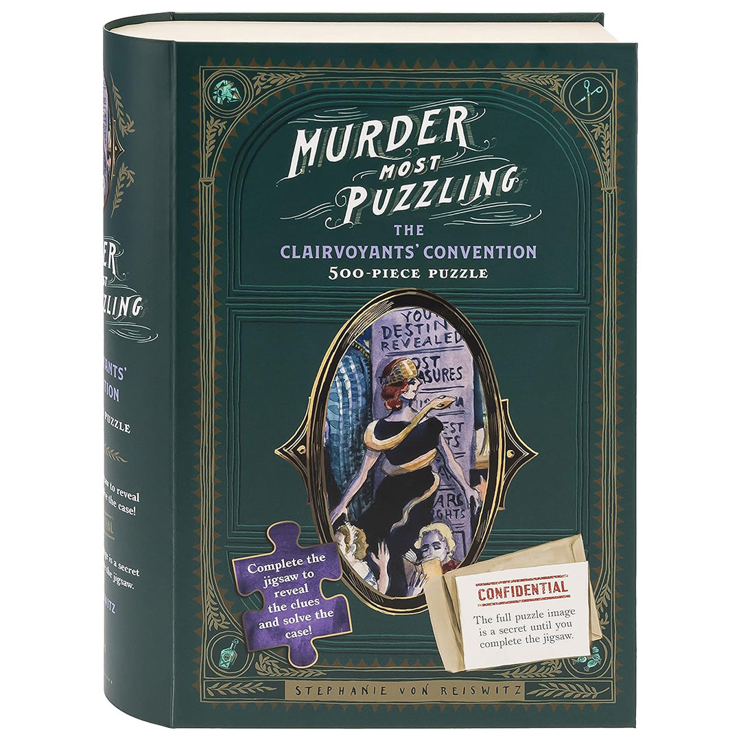 Murder Most Puzzling: The Clairvoyants' Convention 500-Piece Puzzle