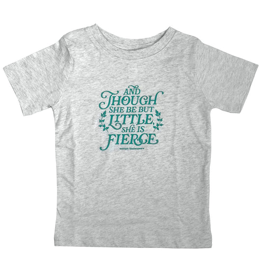 Shakespeare "And though she be but little, she is fierce" Short Sleeve T-Shirt - Youth