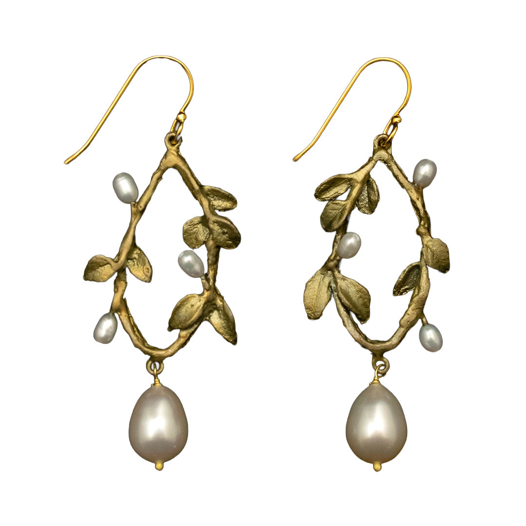 Michael Michaud Earrings – Victorian Vine Oval