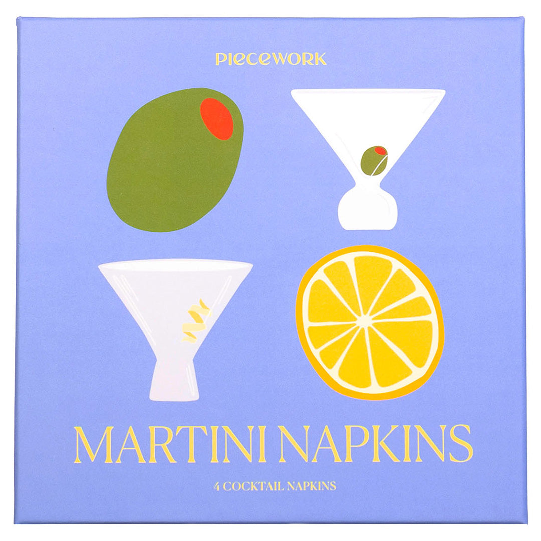 Martini Cocktail Napkins (Set of 4)