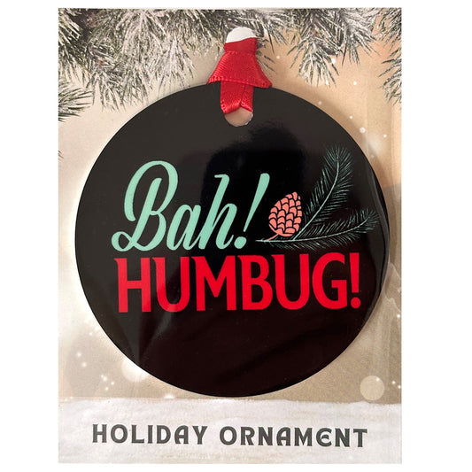 A Christmas Carol Metal Ornament – Bah! Humbug!