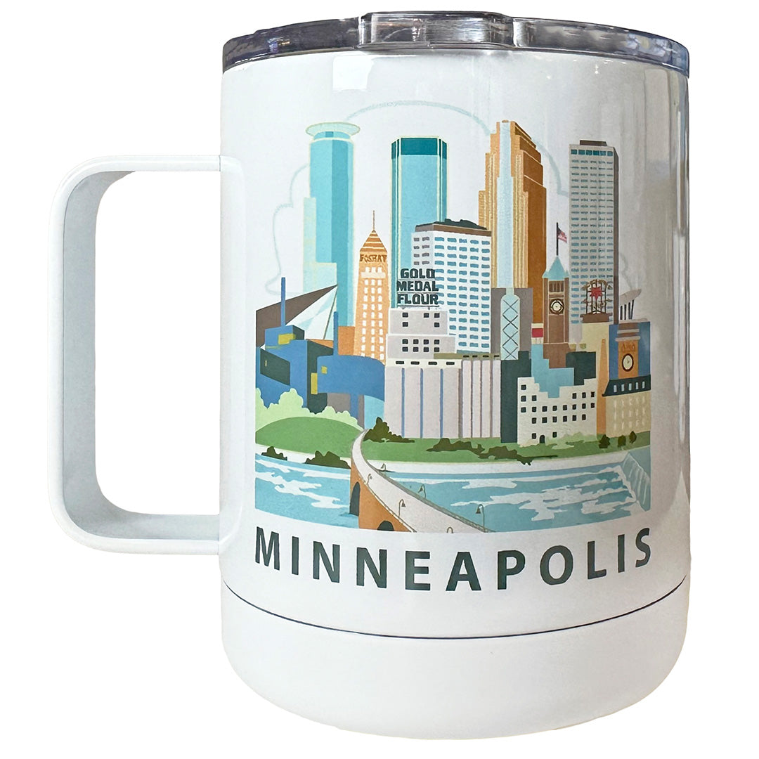 Cindy Lindgren Minneapolis River View Camp Mug