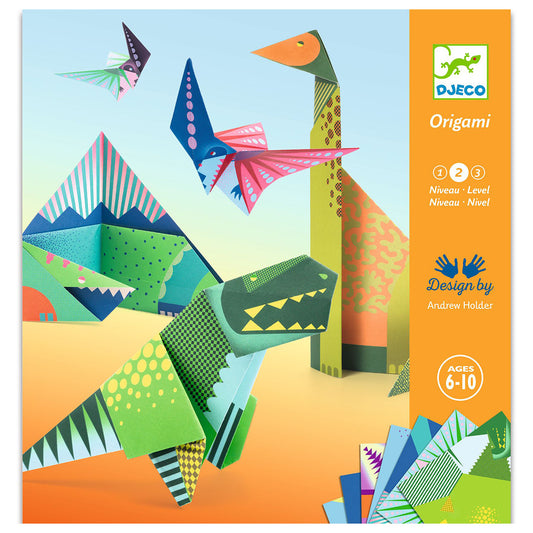 DJECO Origami Paper Craft Kit – Dinosaur