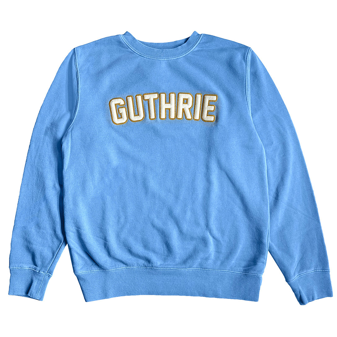 Guthrie Long Sleeve Sweatshirt Light Blue – Adult