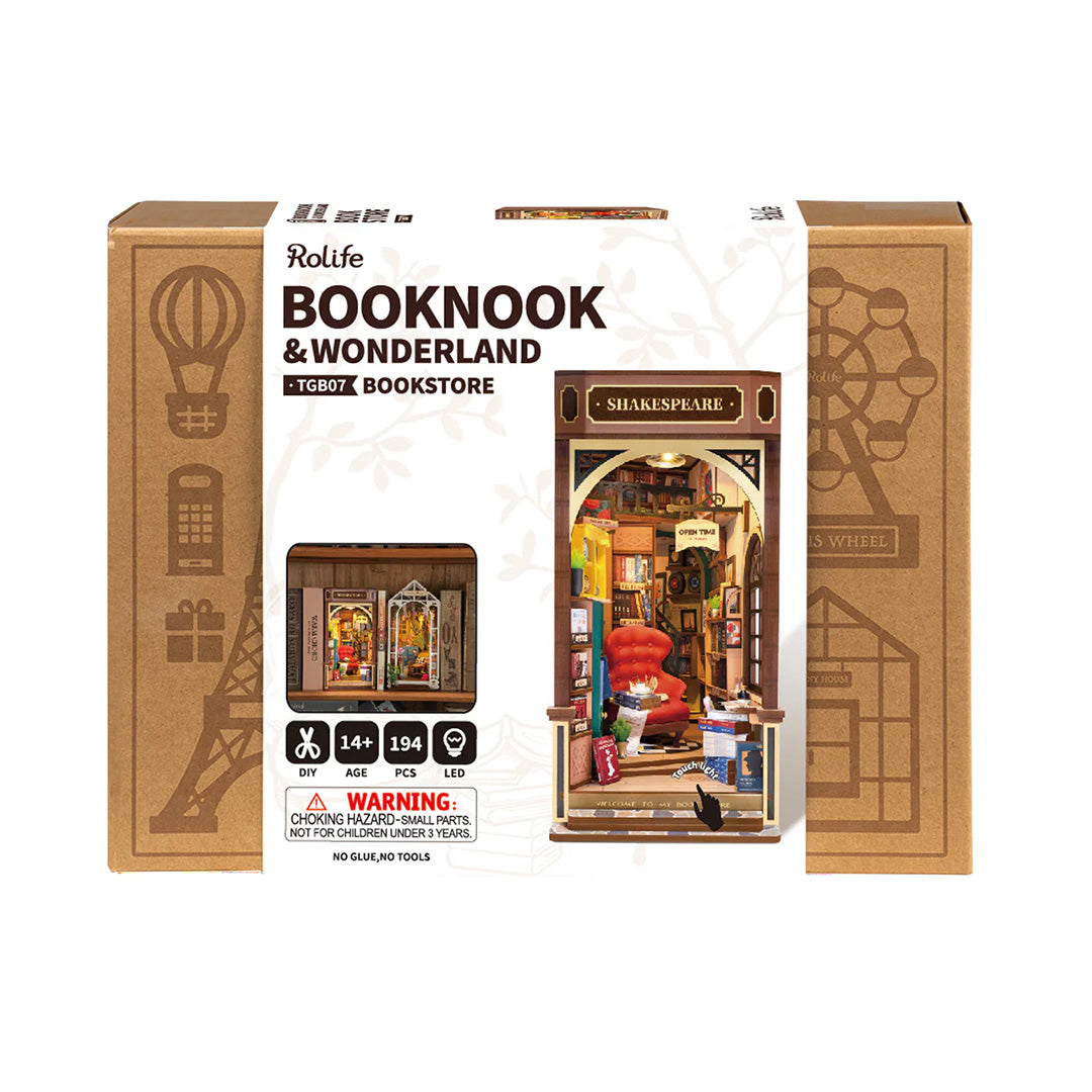 DIY Miniature Book Nook Kit – Bookstore