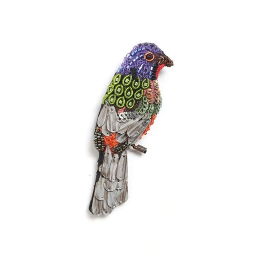 Trovelore Brooch Pin – Painted Bunting