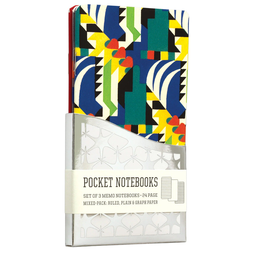 Laughing Elephant Pocket Notebook – Kaleidoscope (Set of 3)