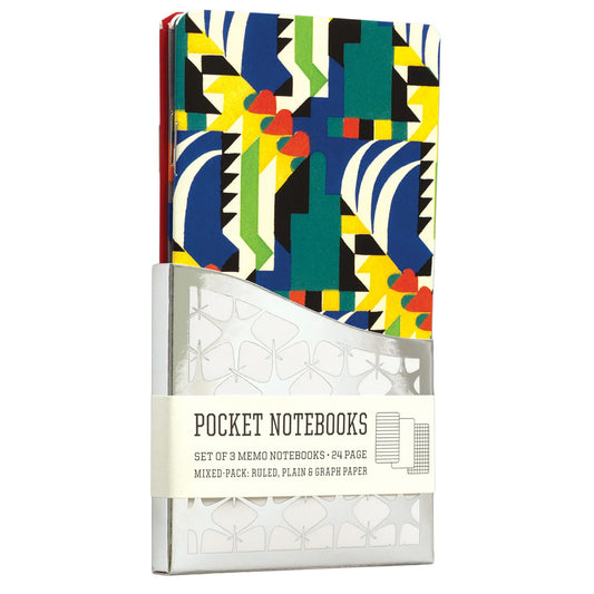 Laughing Elephant Pocket Notebook – Kaleidoscope (Set of 3)