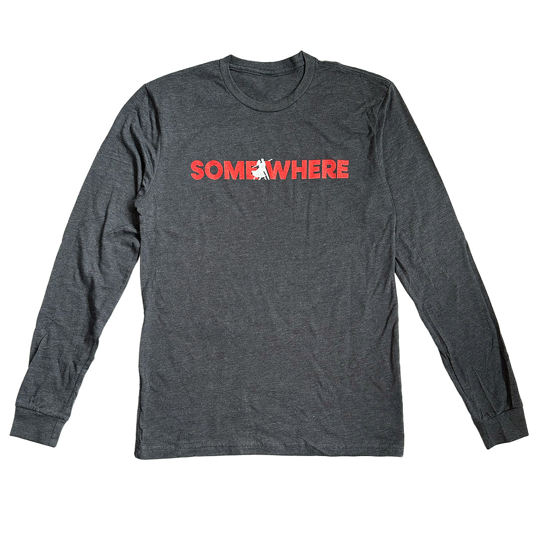 Somewhere Long Sleeve T-Shirt – Adult
