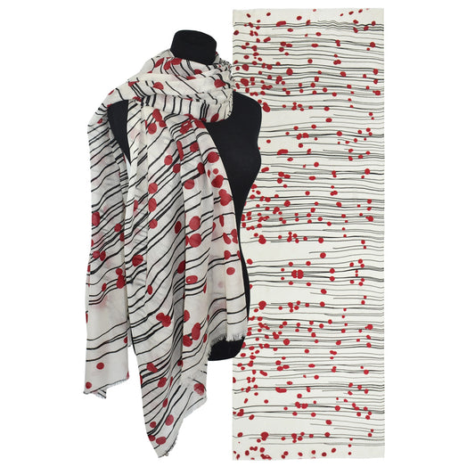 Dupatta Designs Scarf – Sakura Contemporary Wool
