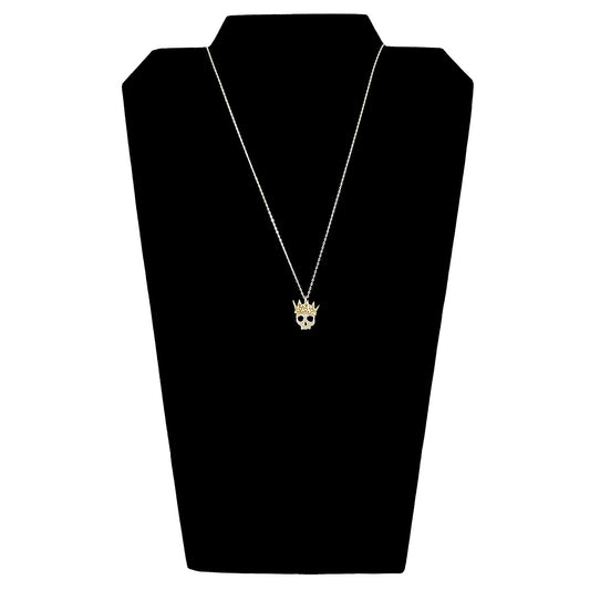 Penny Larsen Necklace – Front Skull With Crown