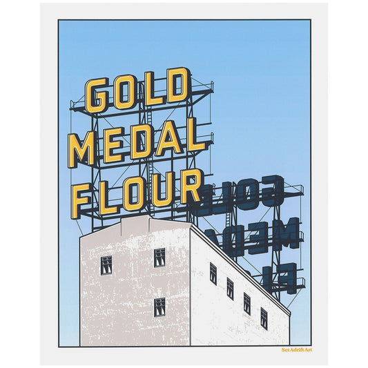 Set Adrift Art Print – Gold Medal Flour Sign