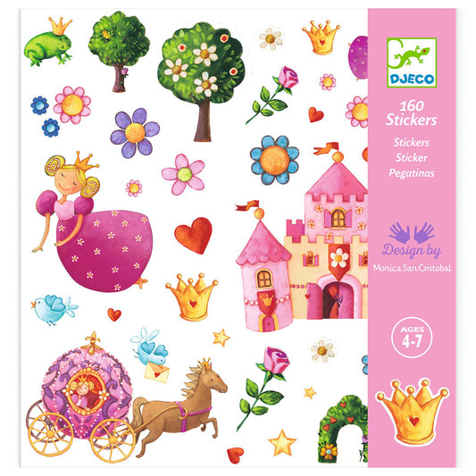 DJECO Sticker Sheets – Princess Marguerite