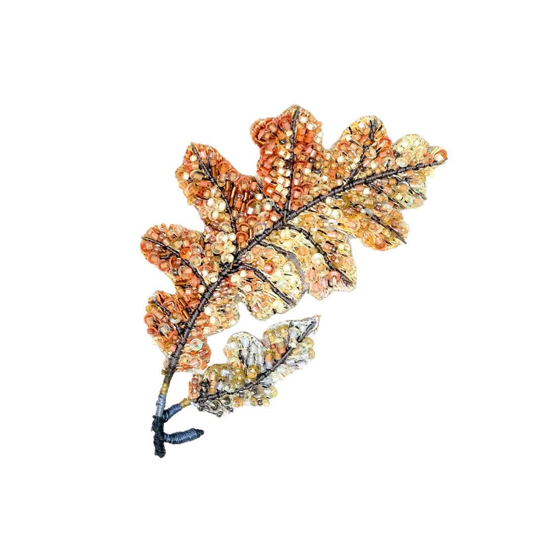 Trovelore Brooch Pin – Autumn Oak Leaf