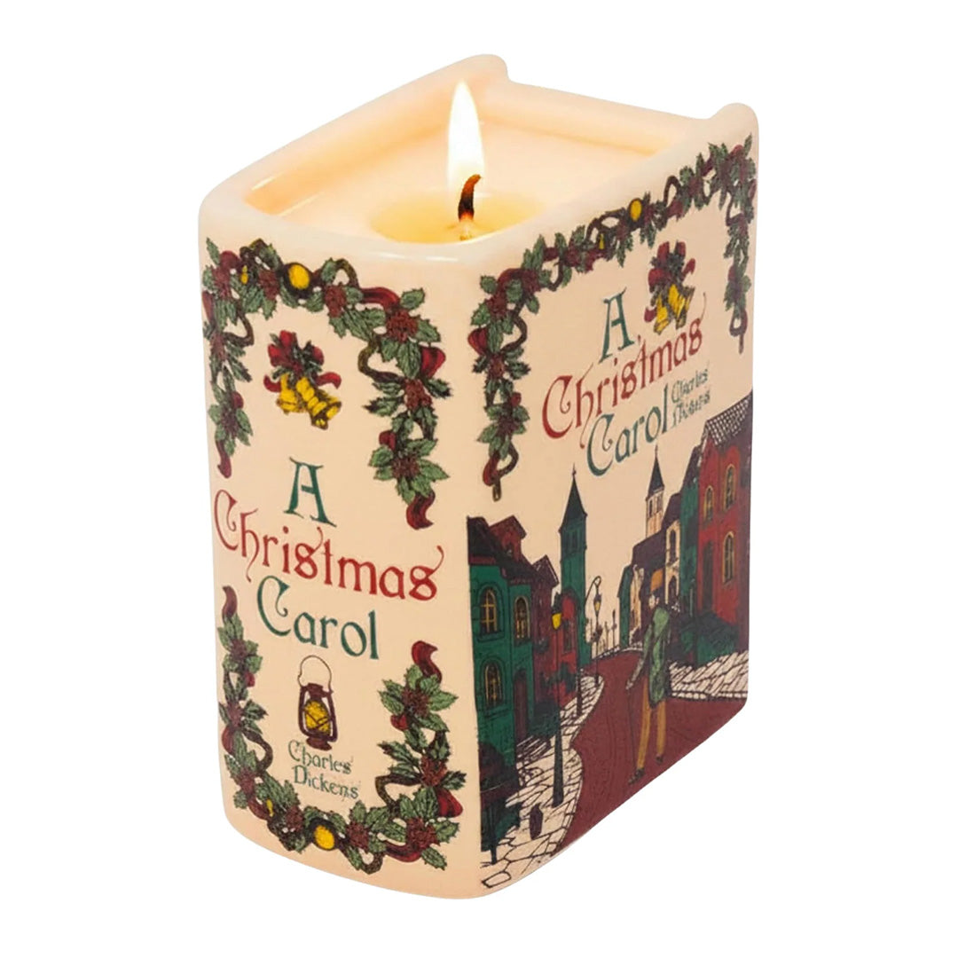 A Christmas Carol Book Candle
