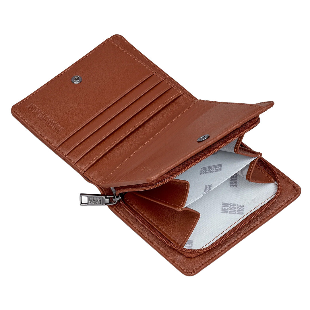 Shakespeare Book Club Flap Over Purse – Brown