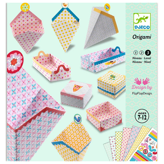 DJECO Origami Paper Craft Kit – Small Boxes