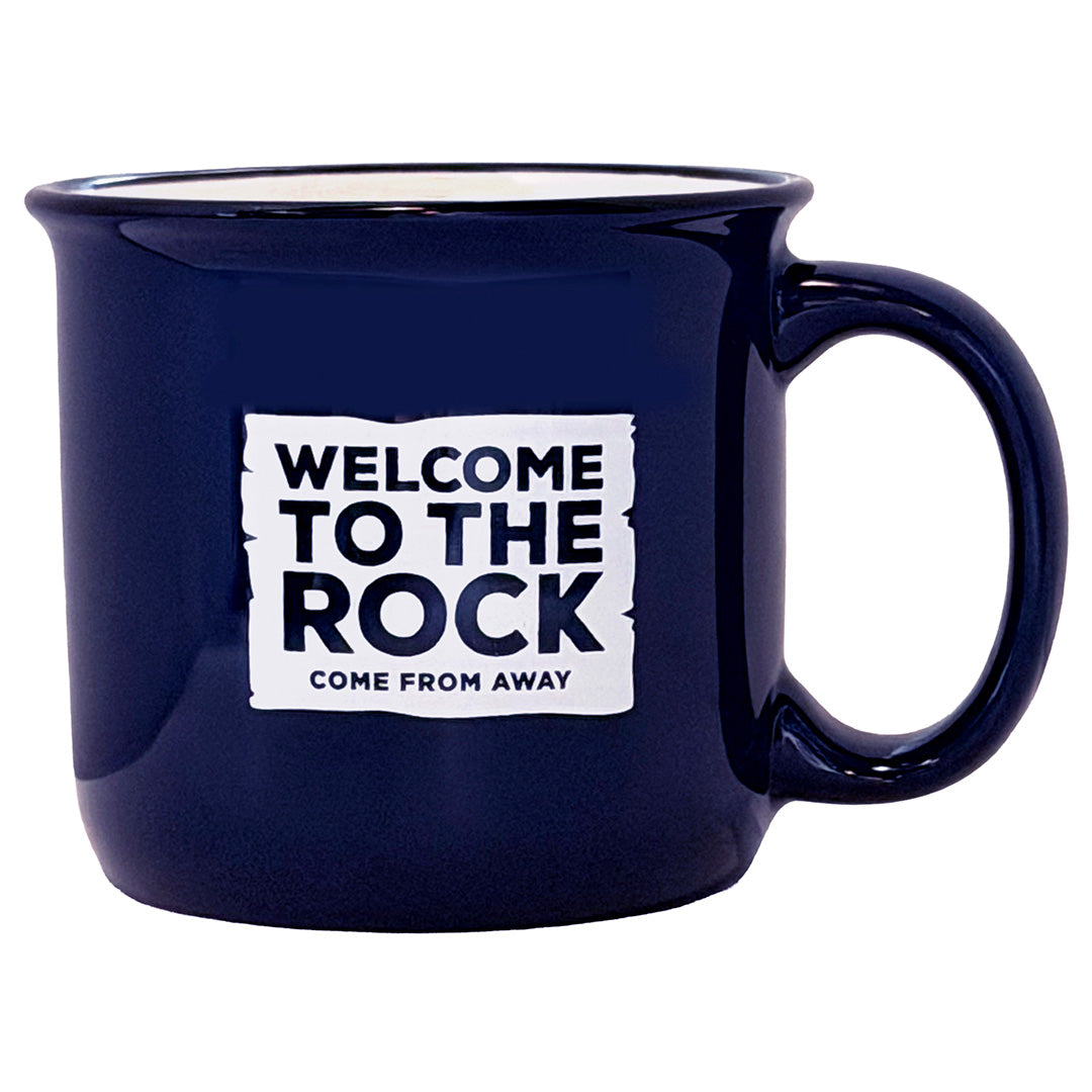 Come From Away Mug – "Welcome to the Rock"