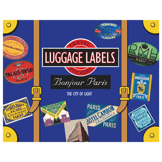 Laughing Elephant Travel Label Sticker Box – Bonjour Paris