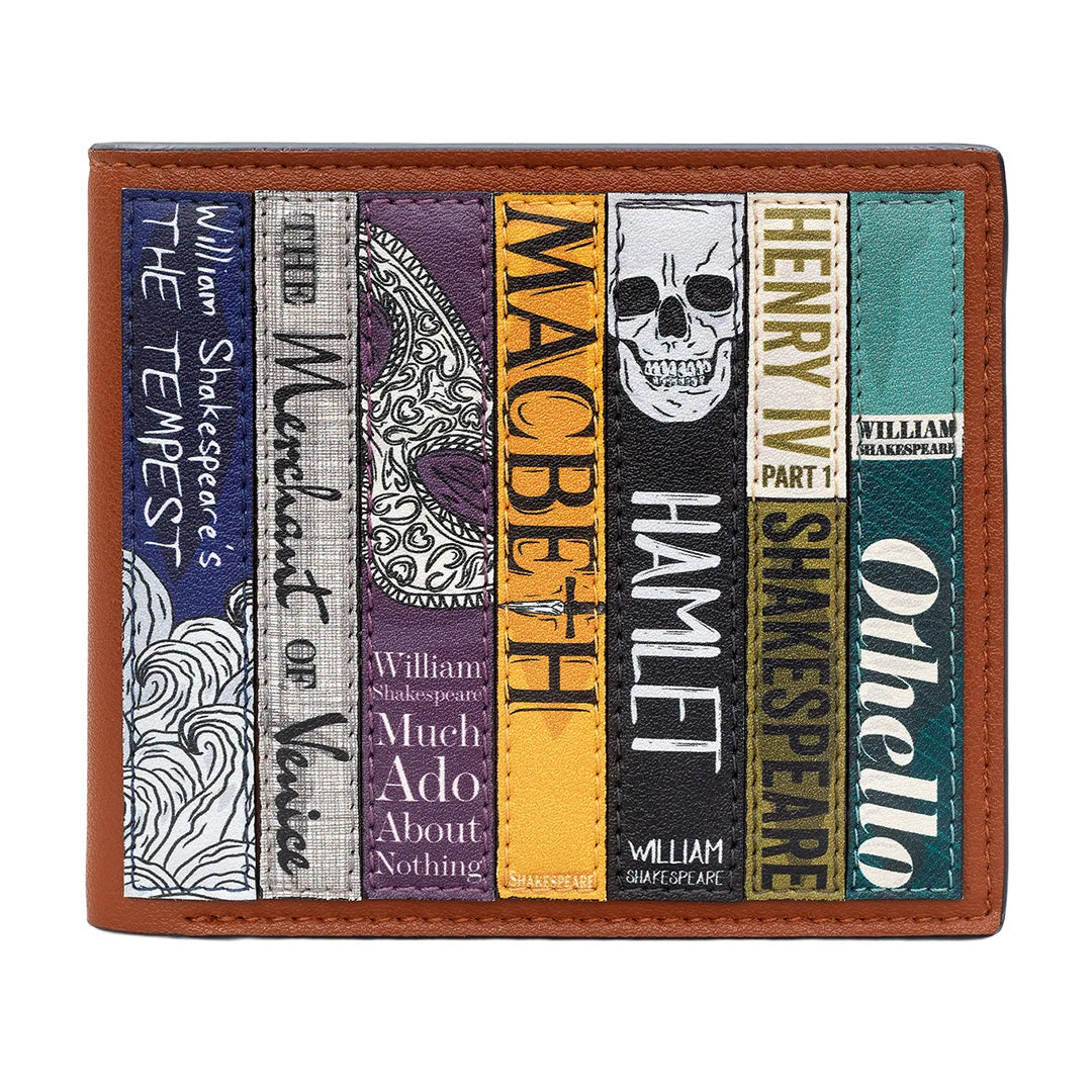 Shakespeare Book Club Wallet – Brown
