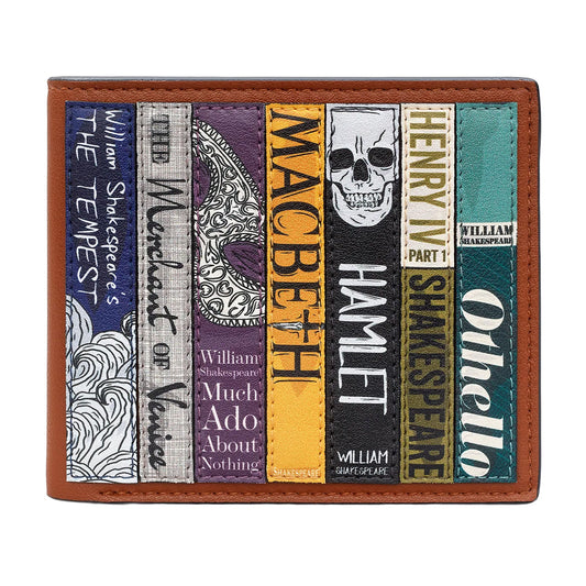 Shakespeare Book Club Wallet – Brown