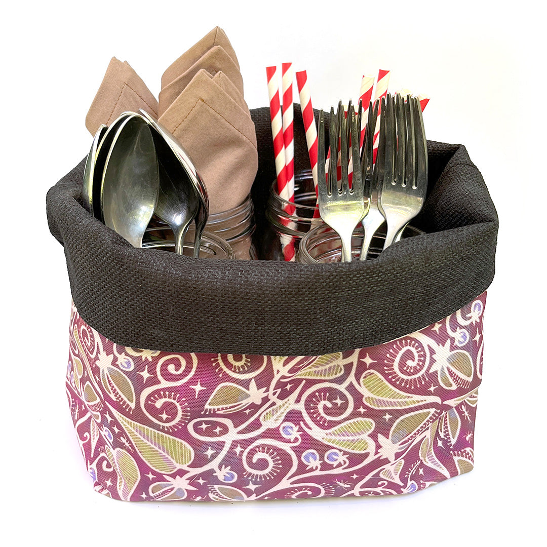 Becka Rahn Fabric Basket – Carnivorous