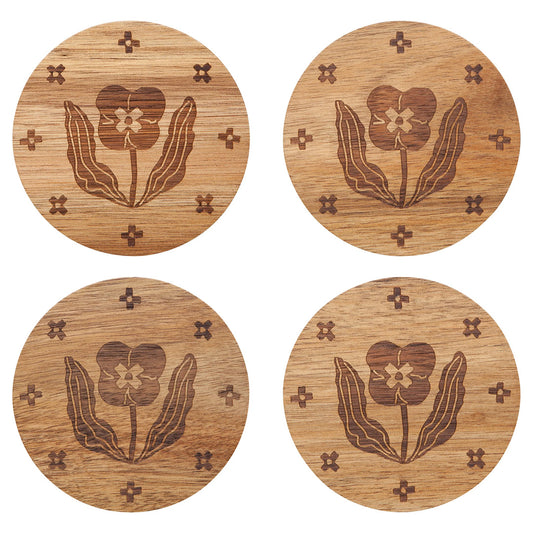 Danica Studio – Teppi Engraved Coasters (Set of 4)