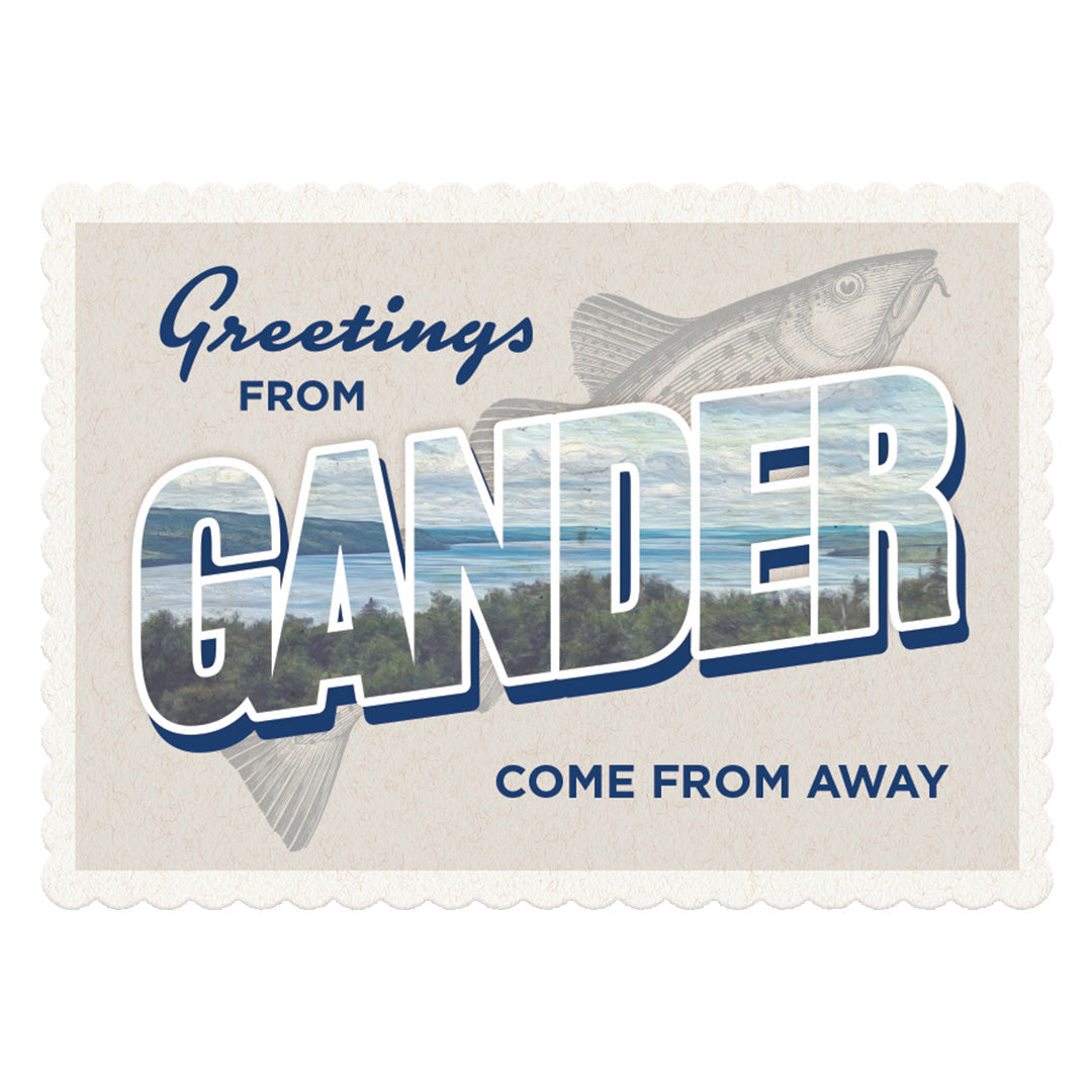 Come From Away Sticker – "Greetings from Gander"