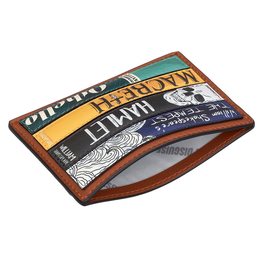 Shakespeare Book Club Card Holder – Brown