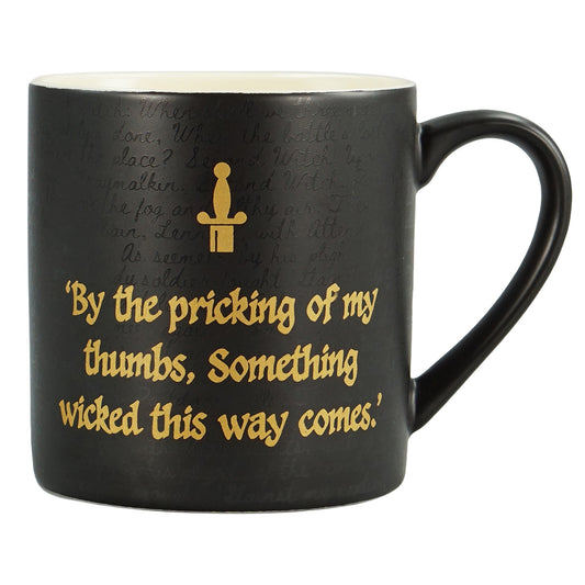 Macbeth Mug – "By the pricking of my thumbs, something wicked this way comes"