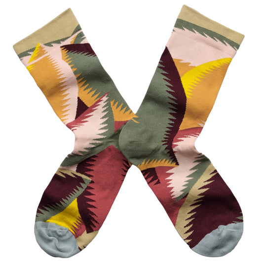 Bonne Maison Socks – Natural Abstract