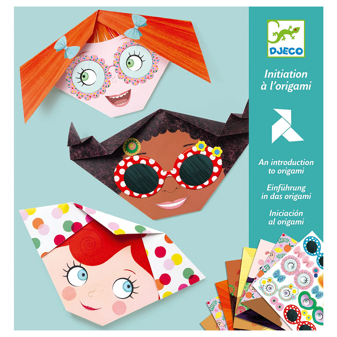 DJECO Origami Paper Craft Kit – Pretty Faces