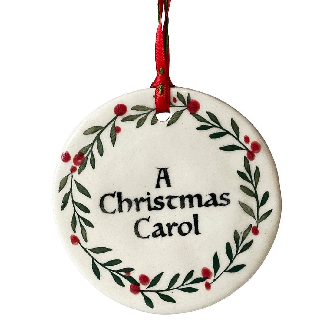 A Christmas Carol Ornament – Wreath