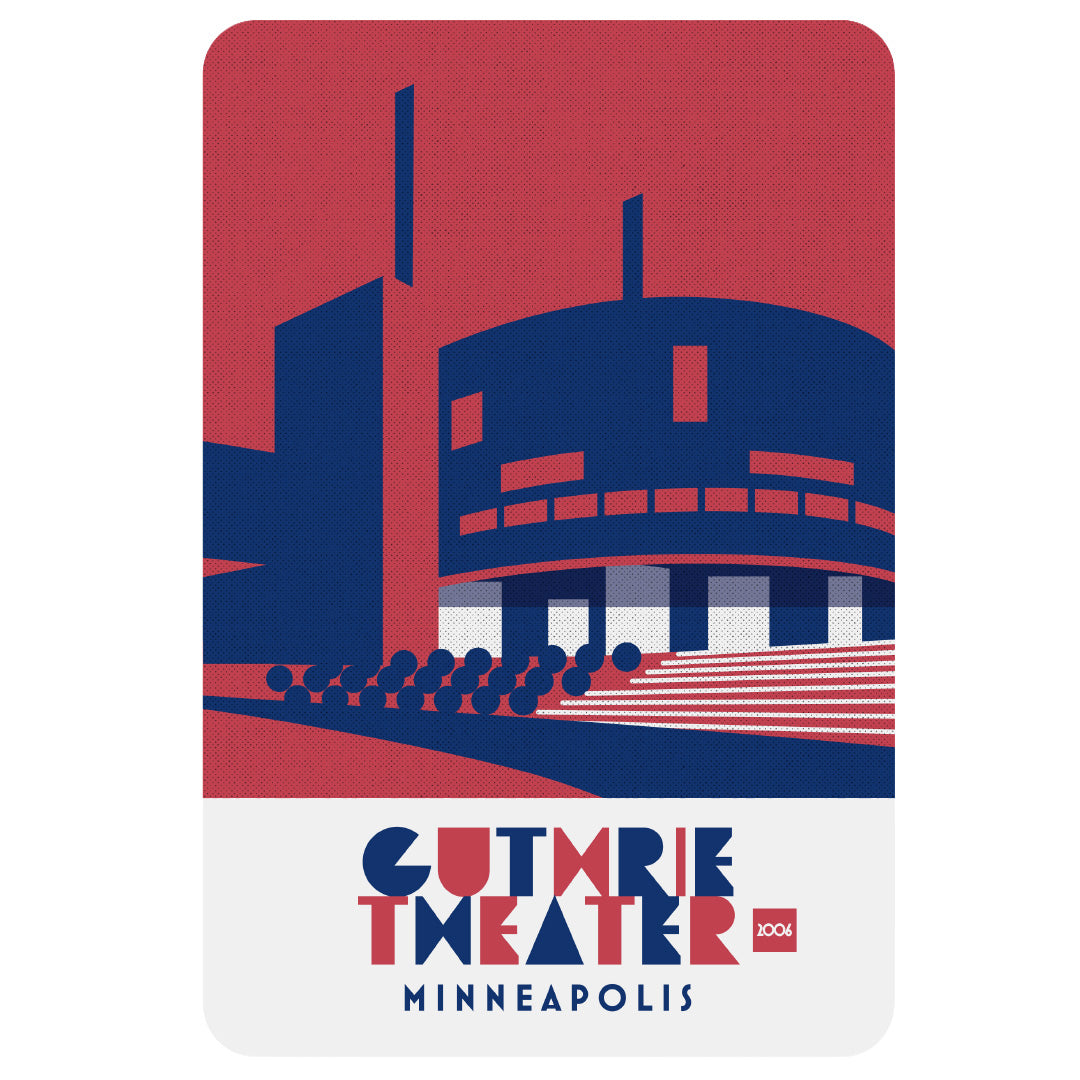 Bob Tema Postcard – Guthrie on the River