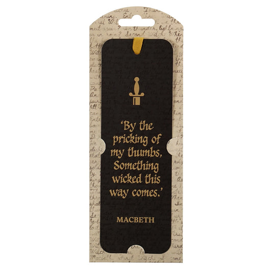 Macbeth Bookmark – "By the pricking of my thumbs, something wicked this way comes"