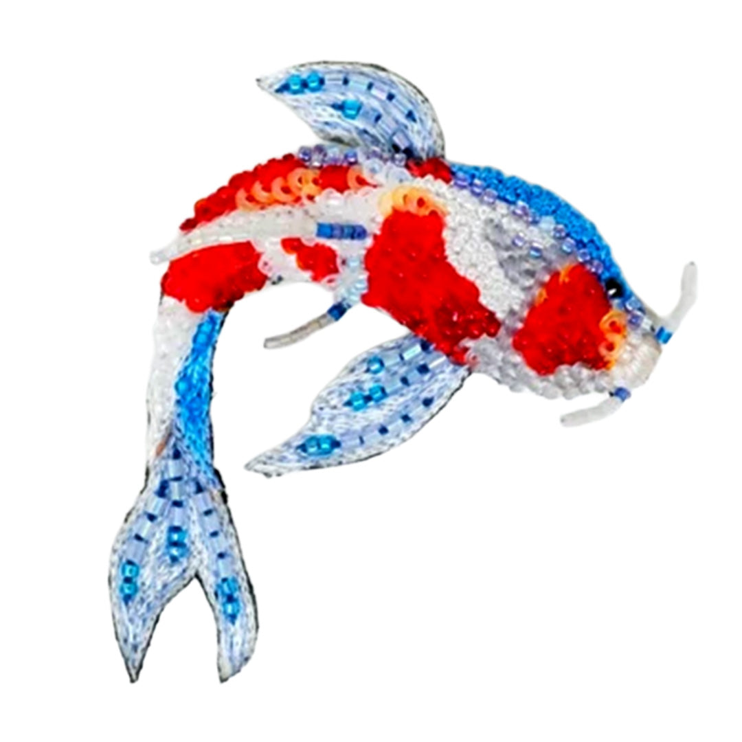 Trovelore Brooch Pin – Kohaku Koi Fish