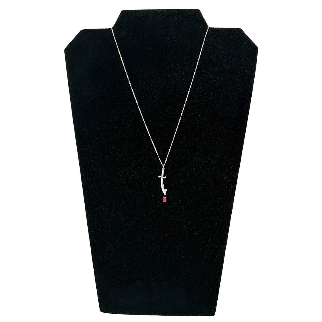 Penny Larsen Necklace – Dagger With Ruby