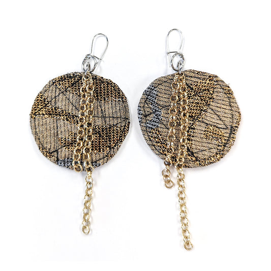RETHINK Earrings – Circle With Chain