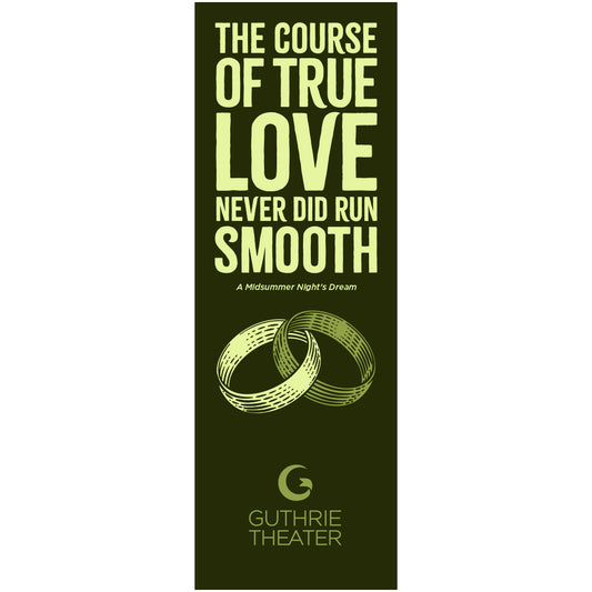 A Midsummer Night's Dream Bookmark – "The course of true love never did run smooth"