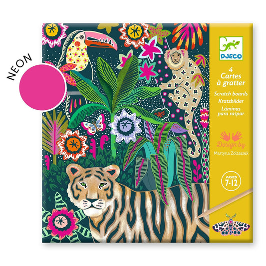 DJECO Scratch Cards Activity Set – Rococo