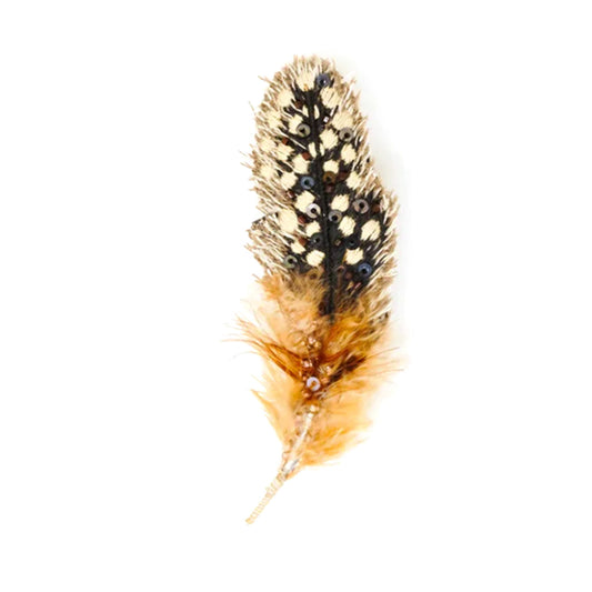 Trovelore Brooch Pin – Guinea Feather