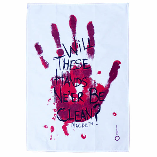 Macbeth Tea Towel – "Will these hands ne'er be clean?"