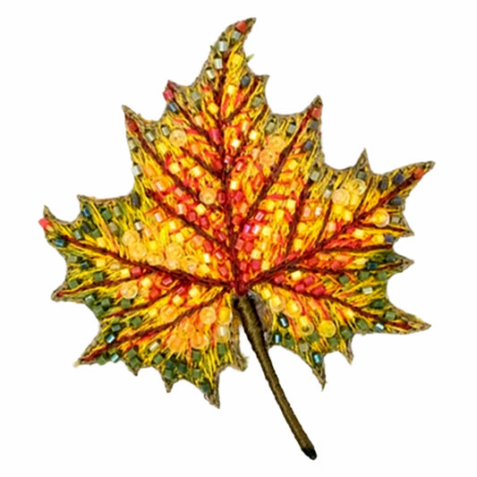 Trovelore Brooch Pin – River Maple Leaf