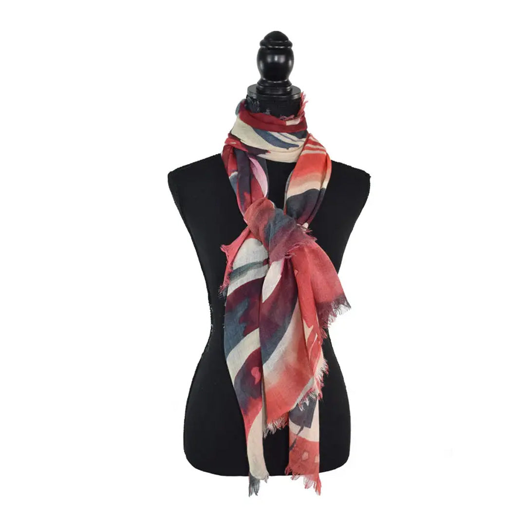 Dupatta Designs Scarf – Karter Contemporary Abstract Wool