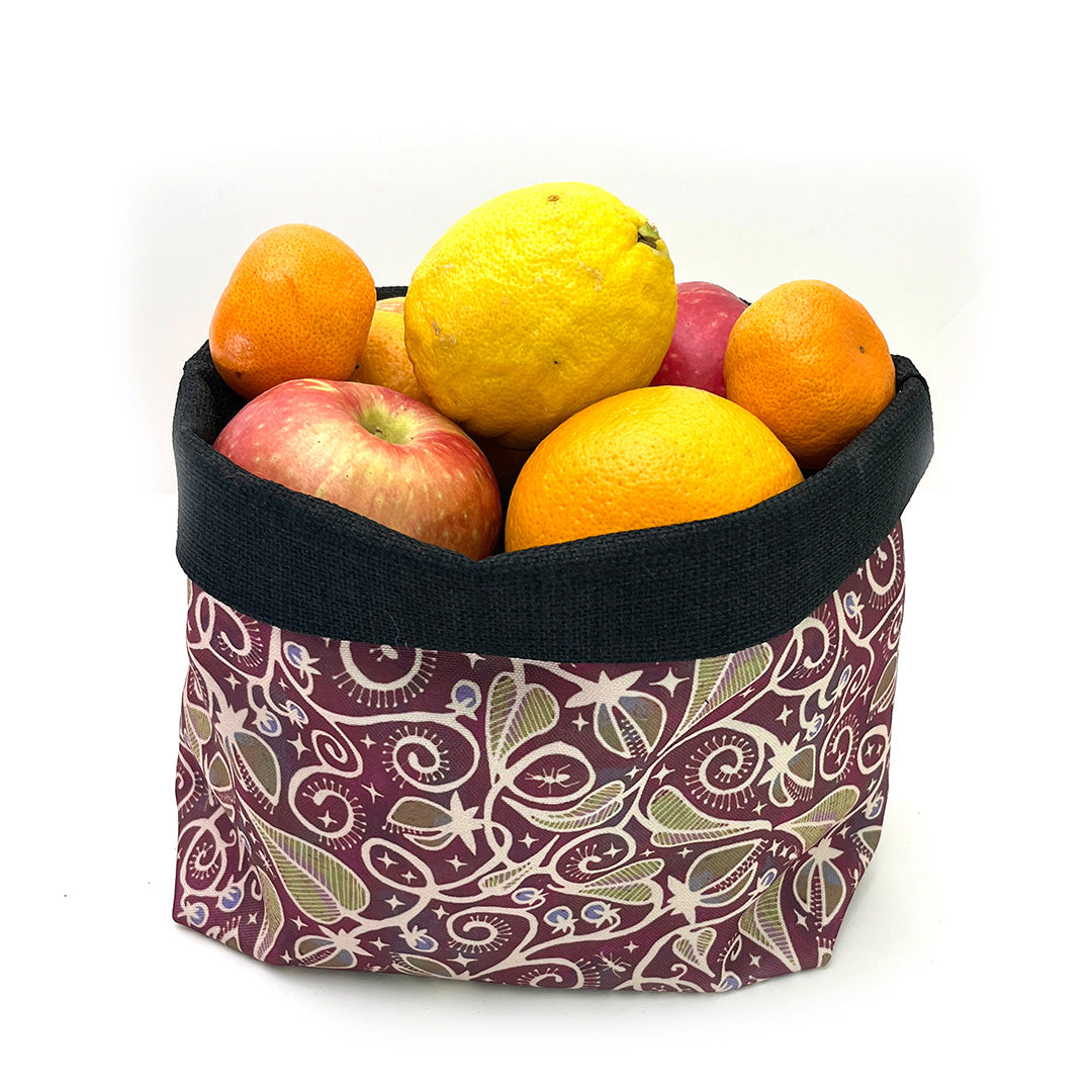 Becka Rahn Fabric Basket – Carnivorous