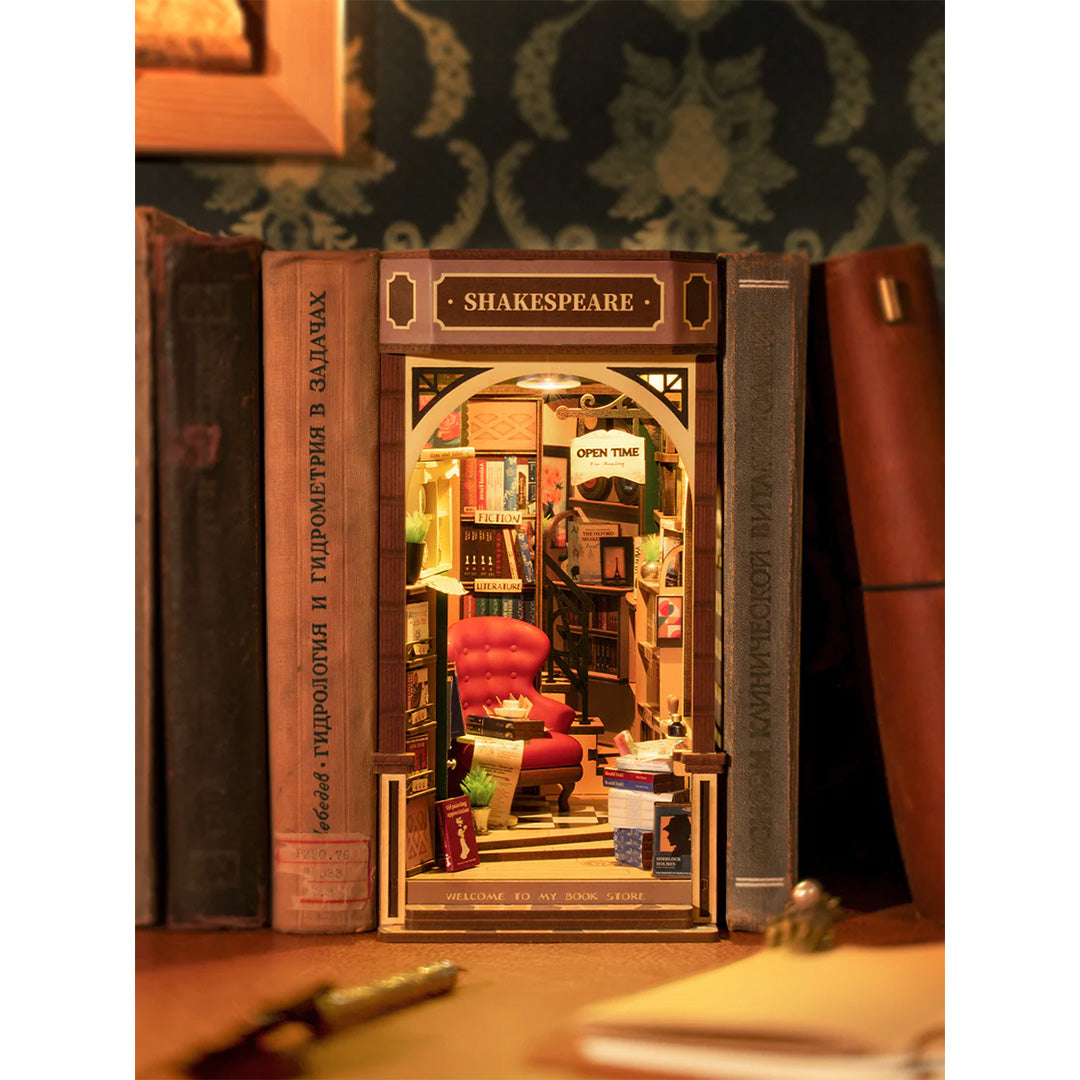 DIY Miniature Book Nook Kit – Bookstore